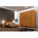 Ver imagem 1 de Dormitorio Casal 4 Pçs 6 Portas Completo Aspen - Arbo Design