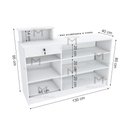 Ver imagem 2 de BALCÃO CAIXA VITRINE M214.2021.B (LOJA, COMÉRCIO) MUNDI MOVEIS