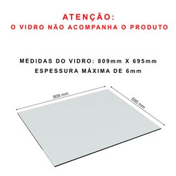 BALCÃO CAIXA VITRINE M214.2021.B (LOJA, COMÉRCIO) MUNDI MOVEIS - 8