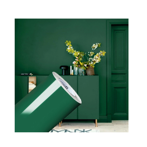 Papel Adesivo Tipo Contact Cores Fosco Leotack 5 Metros Cor:Verde