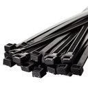 Ver imagem 2 de Abraçadeira de Nylon 370mm x 7mm Preto 50 Uni Enforca Gato Cinta Plastica