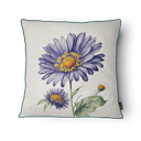 Ver imagem 2 de Kit 3 Capas de Almofada 43x43cm Microfibra Floral Orquídeas Lilás