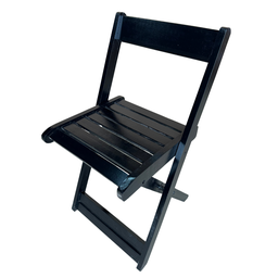 Conjunto Jogo de Mesa 70x70 com 4 Cadeiras Dobráveis - Dg Móveis:preto - 2