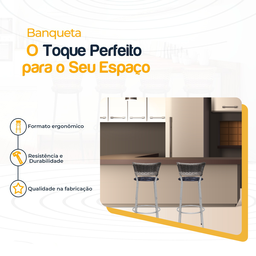 Kit 2 Banquetas Alta Vime Junco Degradê Sacada Àrea Gourmet Balcão Ilha Bancada bar piscina Cozinha - 3