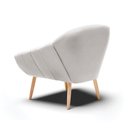 Ver imagem 4 de Kit 02 Poltronas Giovana Veludo Cinza Natural