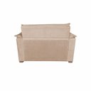 Ver imagem 5 de Sofá Alice 2 Lugares Pequeno 140cm Café Suede Imperio Decor Porto Estofados