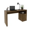 Ver imagem 4 de Escrivaninha com 2 Gavetas para Home Office Me4130 Nogal