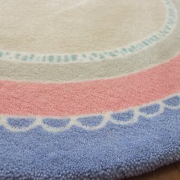 Tapete Quarto Infantil Menina Candy Redondo - 1,50 diam - 6