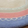 Tapete Quarto Infantil Menina Candy Redondo - 1,50 diam - 6