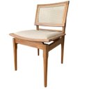 Ver imagem 1 de Cadeira Palha em Madeira Cadeira Palha Assento Bege Personal Art Design