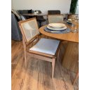 Ver imagem 5 de Cadeira Palha em Madeira Cadeira Palha Assento Bege Personal Art Design