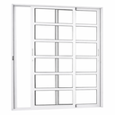 Ver imagem 4 de Porta de Correr Alumínio Branco Travessa 02 Folhas Maxx