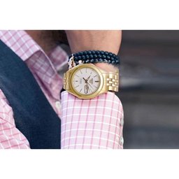 Relógio Seiko Masculino Ref: Snkl26b1 B1kx Automático Dourado Clássico - 4
