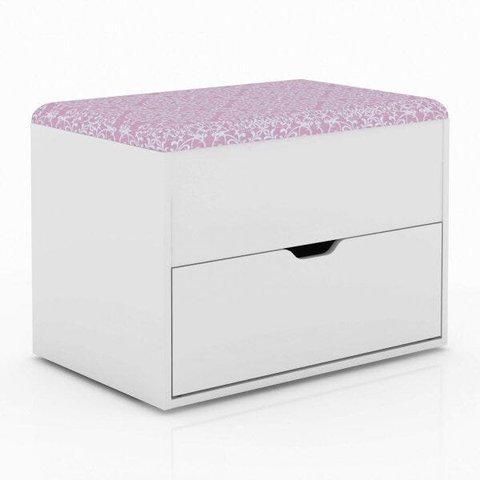 Puff Baú 1 Gaveta Pu2051 