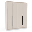 Ver imagem 4 de Guarda Roupa Casal 161,2cm com 4 Portas e 4 Gavetas 240833 Valência Politorno Móveis