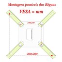 Ver imagem 3 de Suporte Tv 10" a 42" Vesa 200x200 2 Movimentos Preto