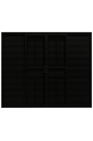 Ver imagem 2 de Veneziana 6 Folhas Aluminio Preto com Grade 1,00x1,50