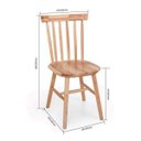 Ver imagem 2 de Kit 2 Cadeiras Madeira Maciça Milena
