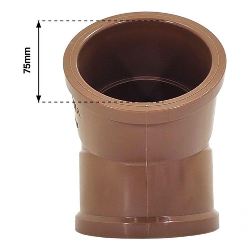 Joelho Cotovelo Soldável Krona 45° 75mm - 3