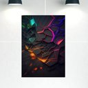 Ver imagem 1 de Quadro Decorativo Tela Canvas Abstratro Ref:qbab3 Lojall 150 X 100 Cm Borda Infinita