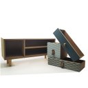 Ver imagem 2 de Porta Treco Madeira com 03 Gavetas - 33 X 10 X 16cm Bekasa 5603
