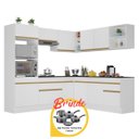 Ver imagem 3 de Armário Cozinha Completa Canto Veneza Mp2080 Multimóveis + Brinde Jogo de Panelas Tramontina Branca