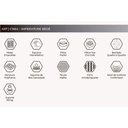 Ver imagem 2 de Conjunto Box Baú King: Colchão Molas Herval Masterpocket Ensacadas Poseidon Plus C1954 Pillow Top