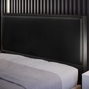Ver imagem 7 de Cabeceira Box Casal King Com Tachas 195 Cm Couríssimo Preto