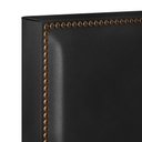 Ver imagem 2 de Cabeceira Box Casal King Com Tachas 195 Cm Couríssimo Preto
