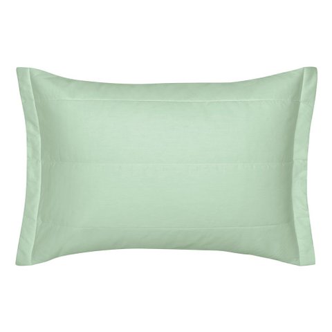 Porta Travesseiro 50cm x 70cm Altenburg Algodão Lux 200 Fios Verde Claro