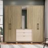 Guarda-Roupa Casal com Espelho 7 Portas 3 Gavetas Urban Carraro - 2