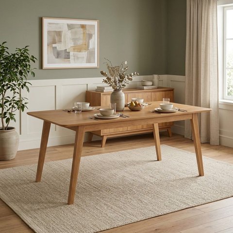 Mesa de Jantar 6 Lugares 180cm Retangular