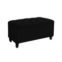 Ver imagem 1 de Recamier Baú Sara 90 com Pés em Madeira