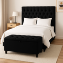 Ver imagem 4 de Recamier Baú Sara 90 com Pés em Madeira