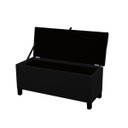 Ver imagem 2 de Recamier Baú Sara 90 com Pés em Madeira