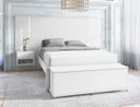 Ver imagem 4 de Bau Recamier Organizador com Rodinhas para Quarto Mobihome Móveis Bau Banco Bau para Quarto Casal Ba