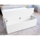 Ver imagem 5 de Bau Recamier Organizador com Rodinhas para Quarto Mobihome Móveis Bau Banco Bau para Quarto Casal Ba