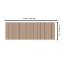 Ver imagem 3 de Cabeceira Painel Estofada para Cama Box 140 Cm - Palito - Cinza