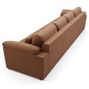 Ver mais imagens de Sofá Retrátil 4 Lugares para Sala 339cm Dijon Couro Mel S07 - Mpozenato