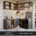 Ver imagem 7 de Armário de Cozinha Completa de Canto 349cm Rustic Glamy Madesa 07