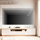 Ver imagem 4 de Rack para TV 180cm Angular com Rodapé e 3 Portas Byhouse