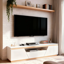 Ver imagem 1 de Rack para TV 180cm Angular com Rodapé e 3 Portas Byhouse