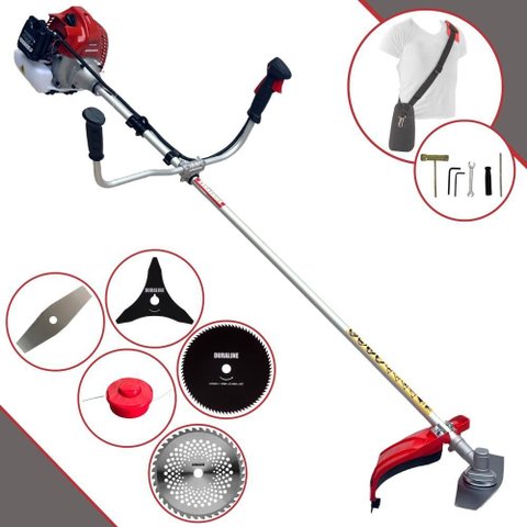 Roçadeira Lateral Kawashima Bcj620l À Gasolina 62cc 3hp Multifuncional 5 Opções de Corte