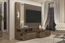 Ver imagem 4 de Estante Home Teather Zeus Para TV Até 65'' Com LED - Madetec - Imperial/Sepia