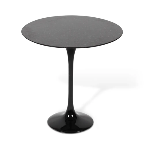 Mesa Saarinen Lateral - Preto São Gabriel 50cm de Diâmetro