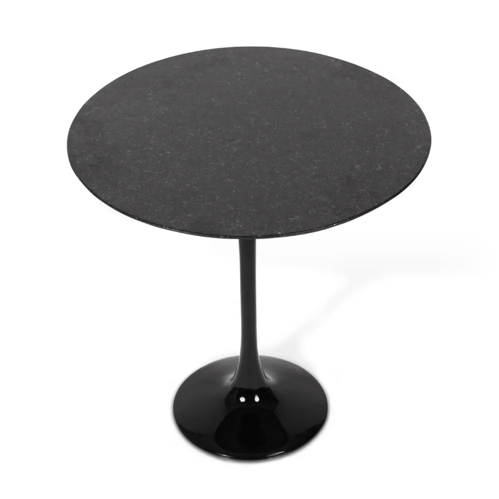 Mesa Saarinen Lateral - Preto São Gabriel 50cm de Diâmetro - 2