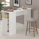 Ver imagem 1 de Bancada Balcão Mesa Cozinha Gourmet Branco