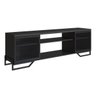 Rack Sala Mesa P/ Tv Aparador Industrial Telado Metal Preto:preto - 2