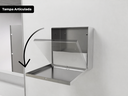 Ver imagem 4 de Dispenser de Papel Toalha Calha Úmida Pro em Aço Inox Escovado