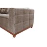 Sofá 3 Lugares Suede Aveludado 230cm Atenas Império Estofados - 5